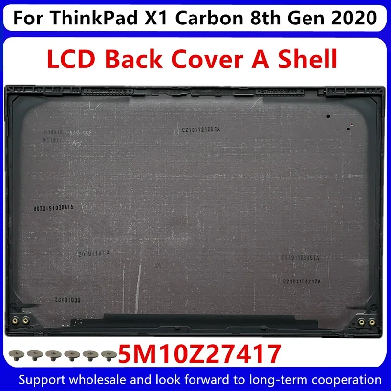 ใหม่สำหรับ Lenovo ThinkPad X1คาร์บอน8th Gen 2020ปกหลัง LCD 5M10Z27417