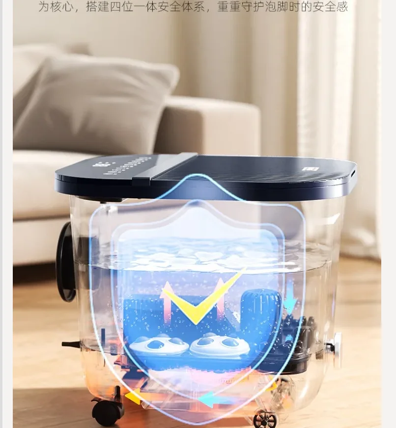 

Электрическая массажная ванночка для ног SUPOR 220В с подогревом и поддержанием постоянной температуры для домашнего использования WDL