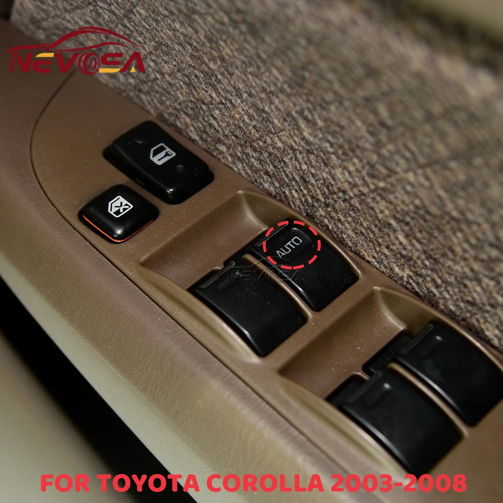 Main Driver Switch For Toyota Corolla 2003 2004-2008 NZE120 ZZE121 ZZE122 Power Window Control Button 84820-12470 84820-12480 - view 6