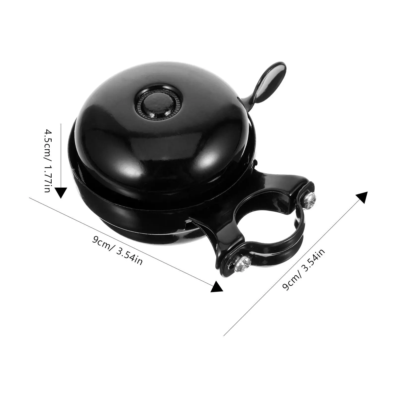 الرجعية خمر الحديد دراجة جرس بصوت عال رنين مكافحة الشيخوخة المحمولة دراجة قارع الأجراس لدراجات الطريق الكبار تحذير السلامة ركوب الدراجات