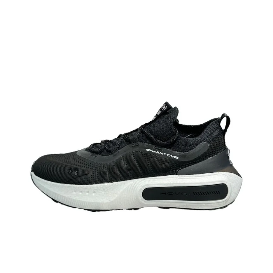 Under Armour Phantom 4 Low top Running Shoes Men's Black White 3027593-001