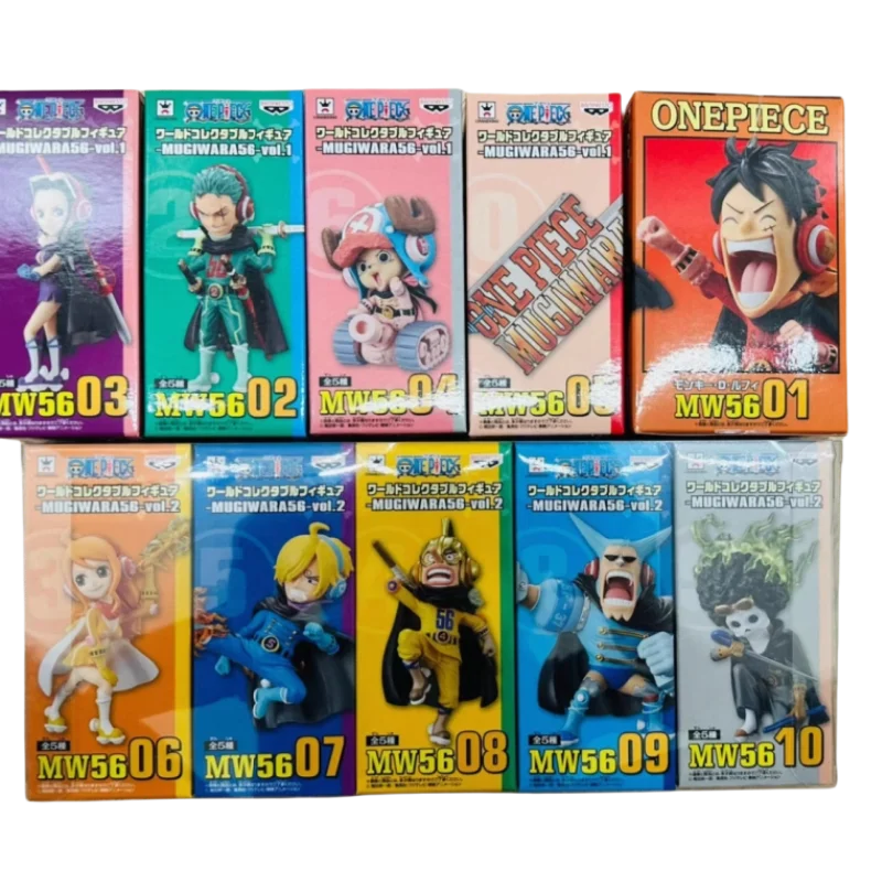 Echt Bandai EEN STUK Wcf MUGIWARA 56 Luffy Anime Actiefiguren Model Figuur Speelgoed Collectible Cadeau voor Speelgoed Hobby Kinderen