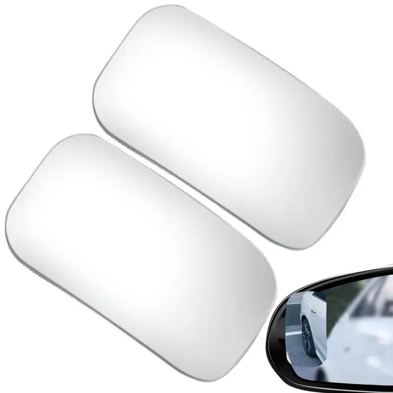 1Pair Car Blind Spot Mirror 360 Degree Adjustable Car Rearview Convex Mirror For Car Reverse Wide Angle Parking Rimless Mirrors