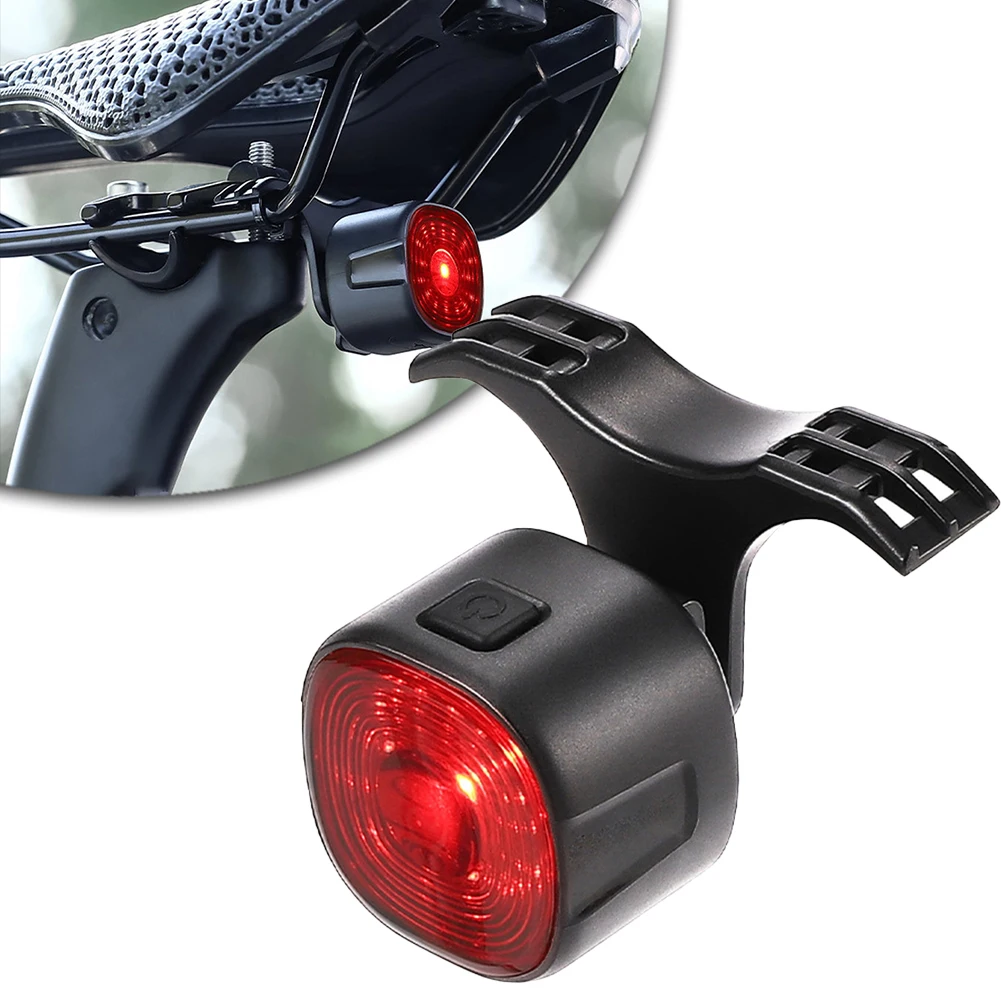 Bicycle Smart Brake Tail Light MTB Road Bike Auto Brake Sensing Light SB Rechargeable IPX6 Waterproof LED Rear Lamp