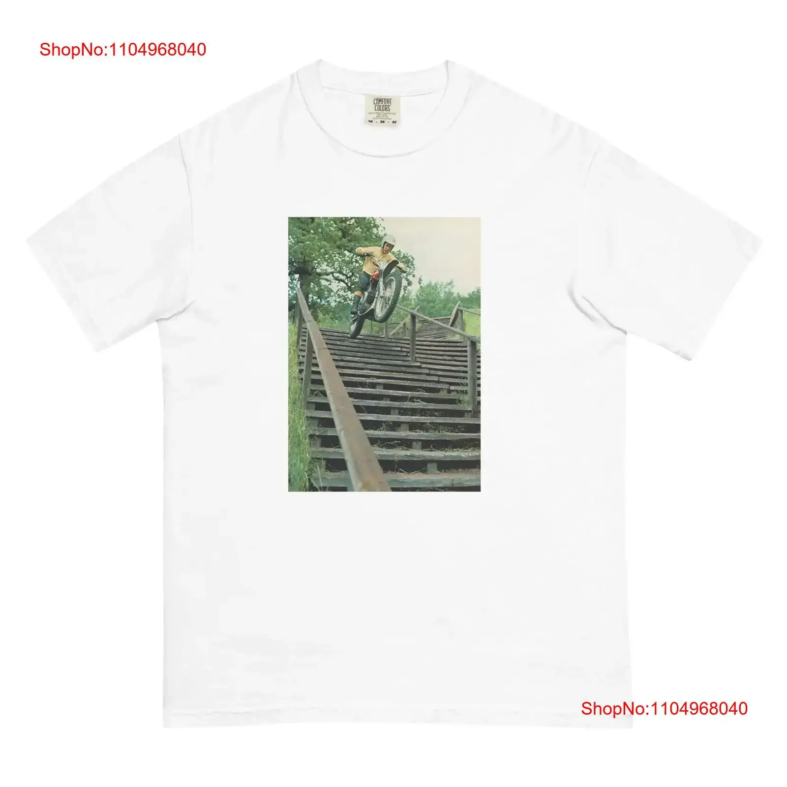 Camiseta con fotografía de carreras de motocross de Torsten Hallman de 1967, estilo vintage, lavada, versátil, con gráfico, cómoda, elástica para hombre
