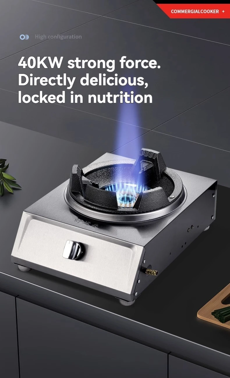 Gas Stove Domestic bench top double stove gas single stove medium high pressure fire stove liquefied gas stove