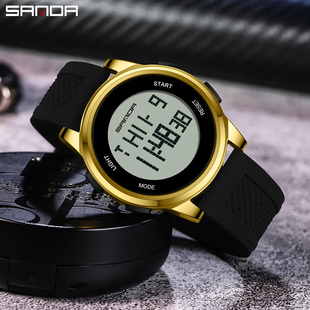 SANDA 9067 Digital Watch Men M - đánh giá và giá Smartwatch Army Watches For Men