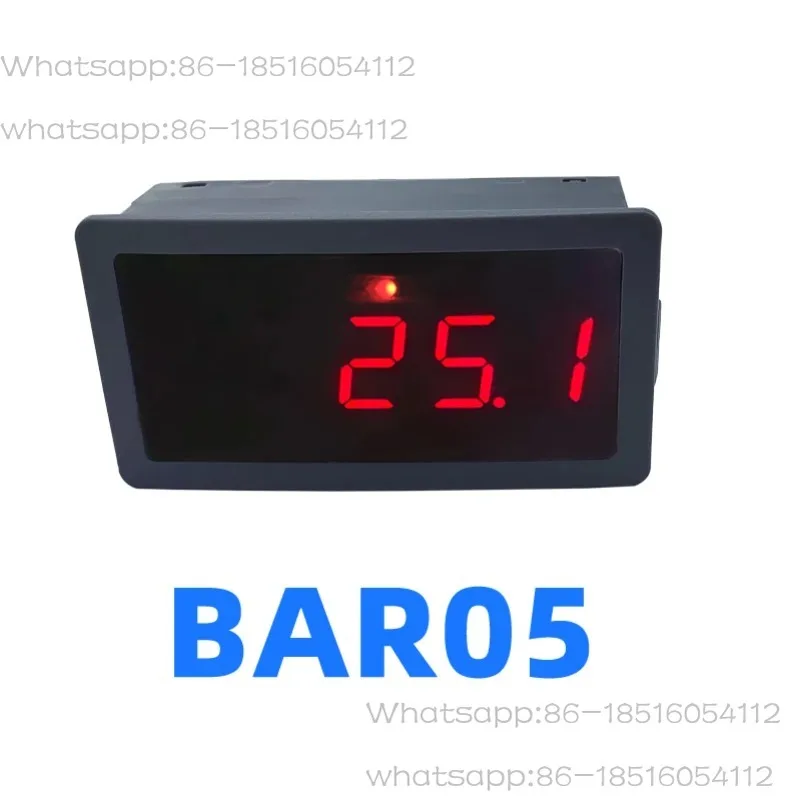 

RS485 Digital Thermometer PT100 Transmitter K Thermocouple 5-bit Digital Tube Serial Display BAR05/06