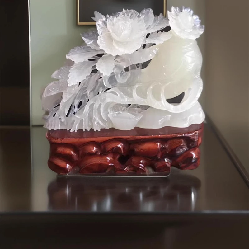 Natural Jade Life Ruyi Decoration