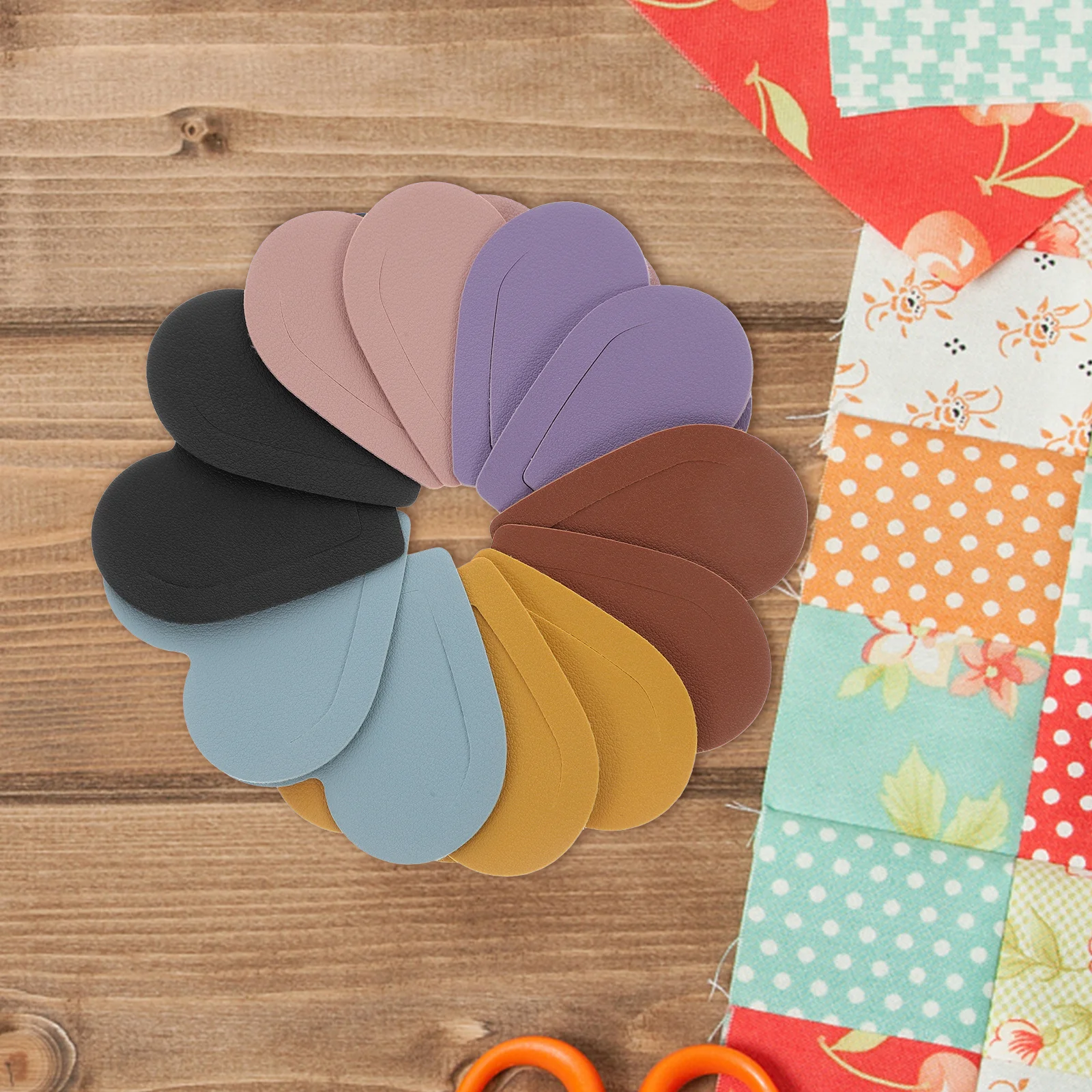 12 قطعة من الإشارات المرجعية الزاوية على شكل قلب من البولي يوريثان، علامات صفحة بتصميم سلس لمحبي الكتب، إكسسوارات القراءة اللطيفة