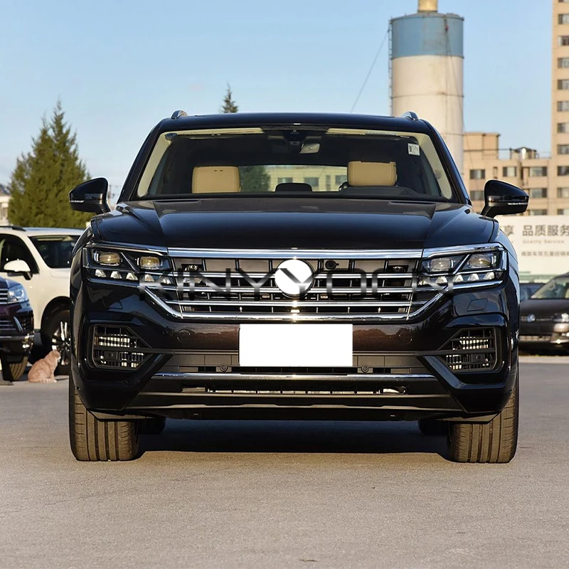 Auto Paraurti Anteriore Copertura Della Lampada Della Nebbia Per VW Touareg R-Rline 2019 2020 2021 2022 Paraurti Copertura Della Lampada Della Nebbia Griglia