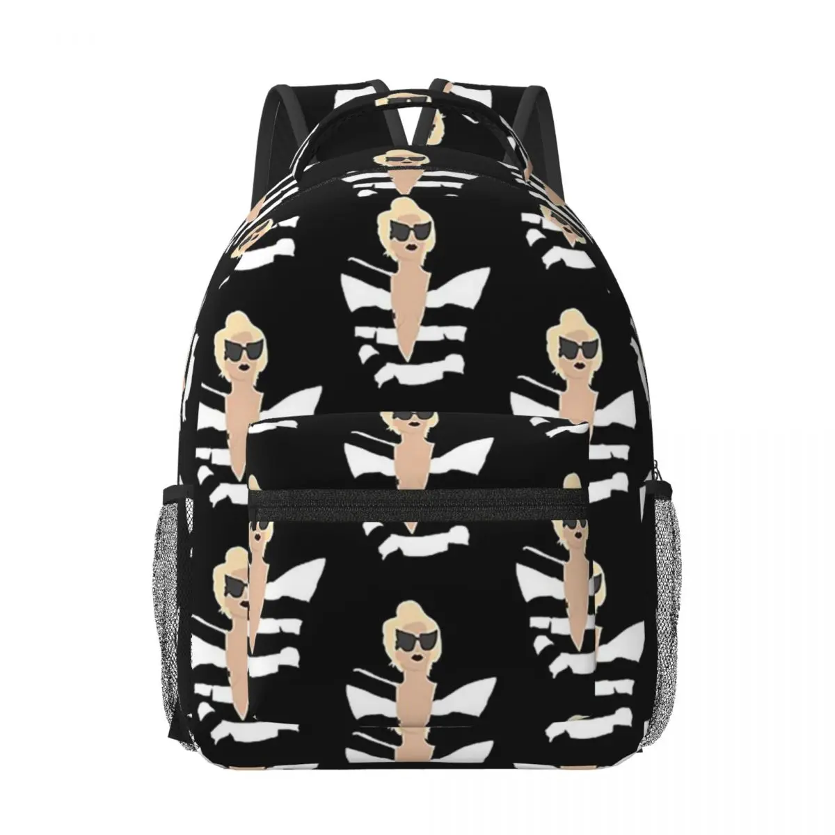 

Lady Gaga Telephone Woman Backpacks Boys Girls Bookbag Casual Children School Bags Portability Laptop Rucksack Shoulder Bag