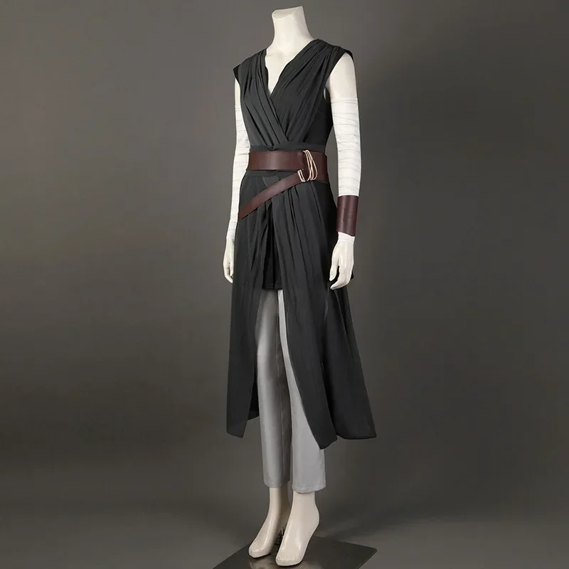 Star and Wars Rey Cosplay Costume The Rise of Skywalker Rey Cosplay Uniform Set Adult Halloween Carnival Party Costumes for Woma