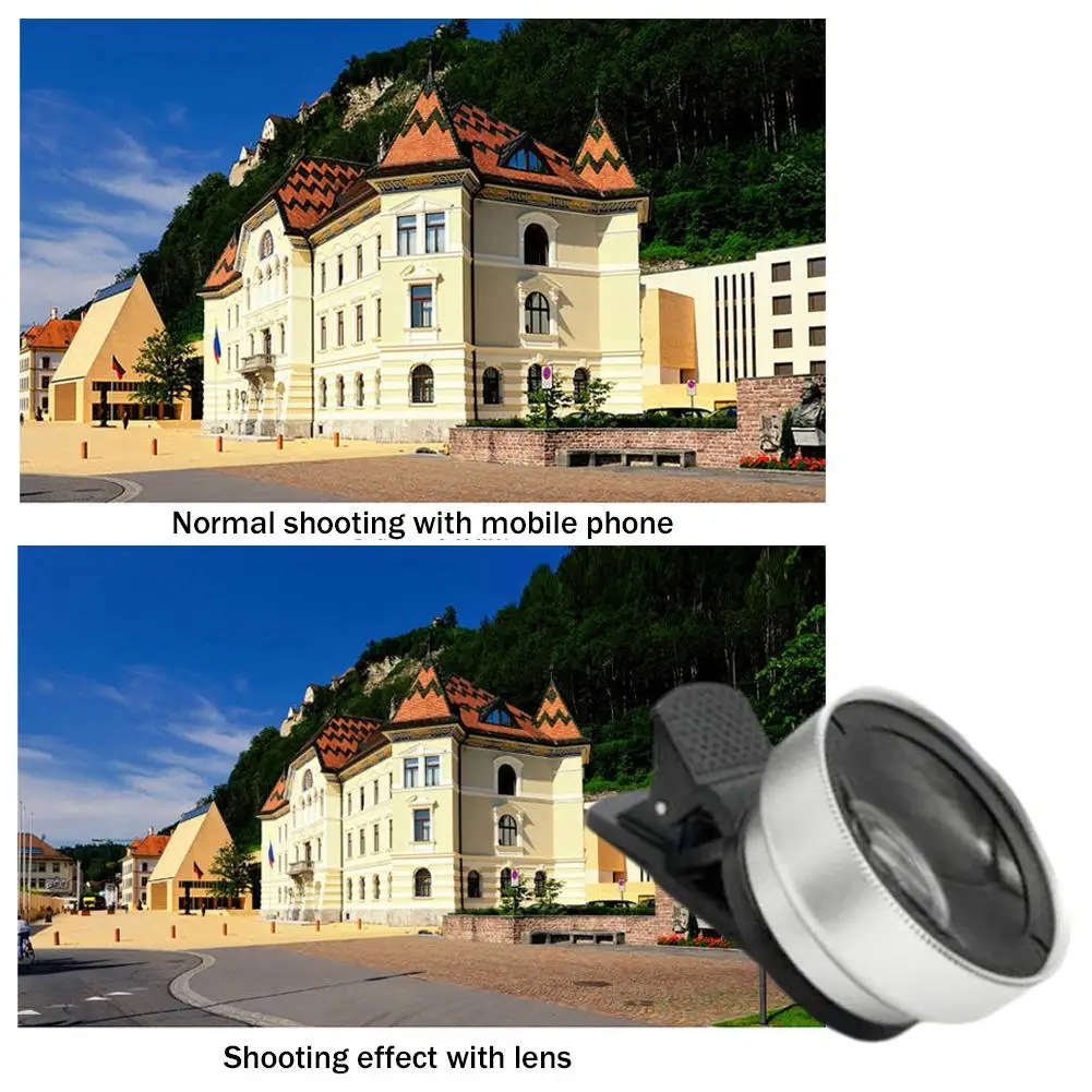 Universal HD Mobile Phone Professional 37MM 0.45X 49UV Lens Mobile Phone Two-in-one Macro Angle + Photography Wide L0F8