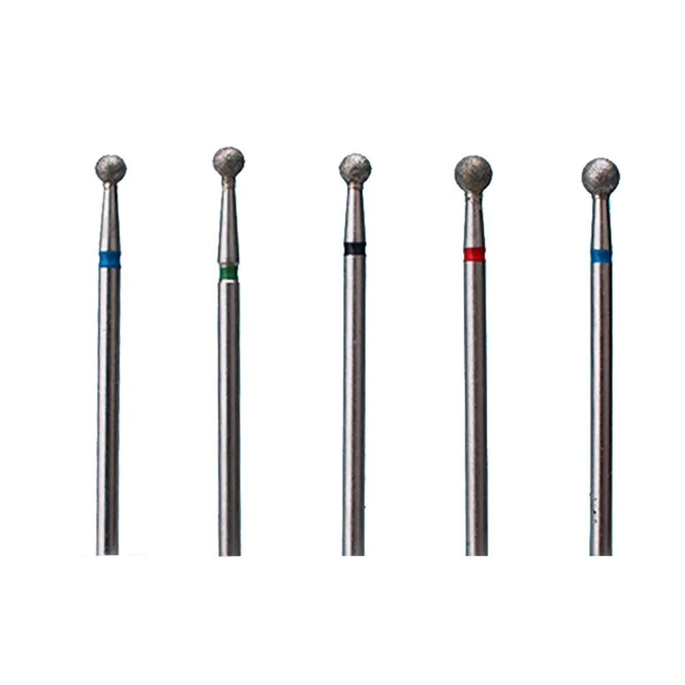 1개 다이아몬드 네일 드릴 비트 밀링 커터 전동 매니큐어 폴리싱 큐티클 제거 로터리 액세서리 매니큐어 도구