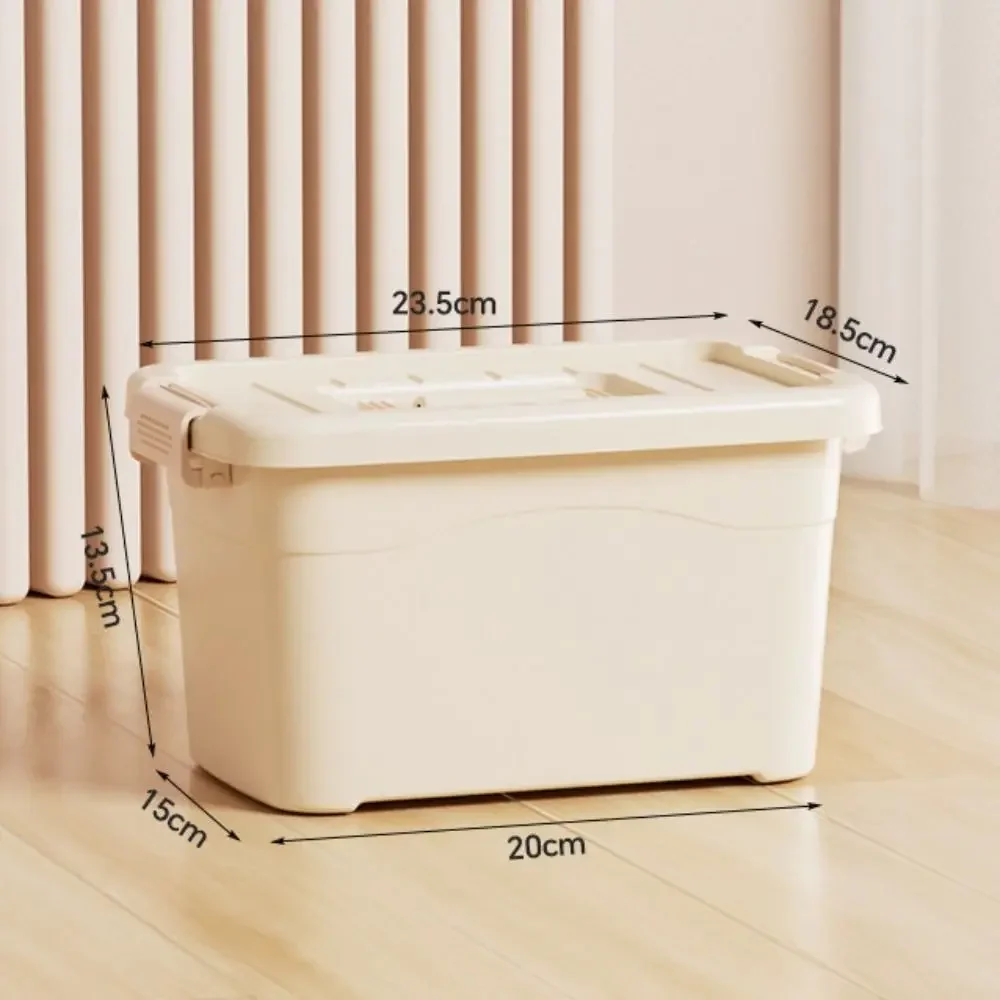 Large Capacity Durable Household Storage Box Dustproof Waterproof Storage Cabinet with Handle Multifunction Cloth Storage Box