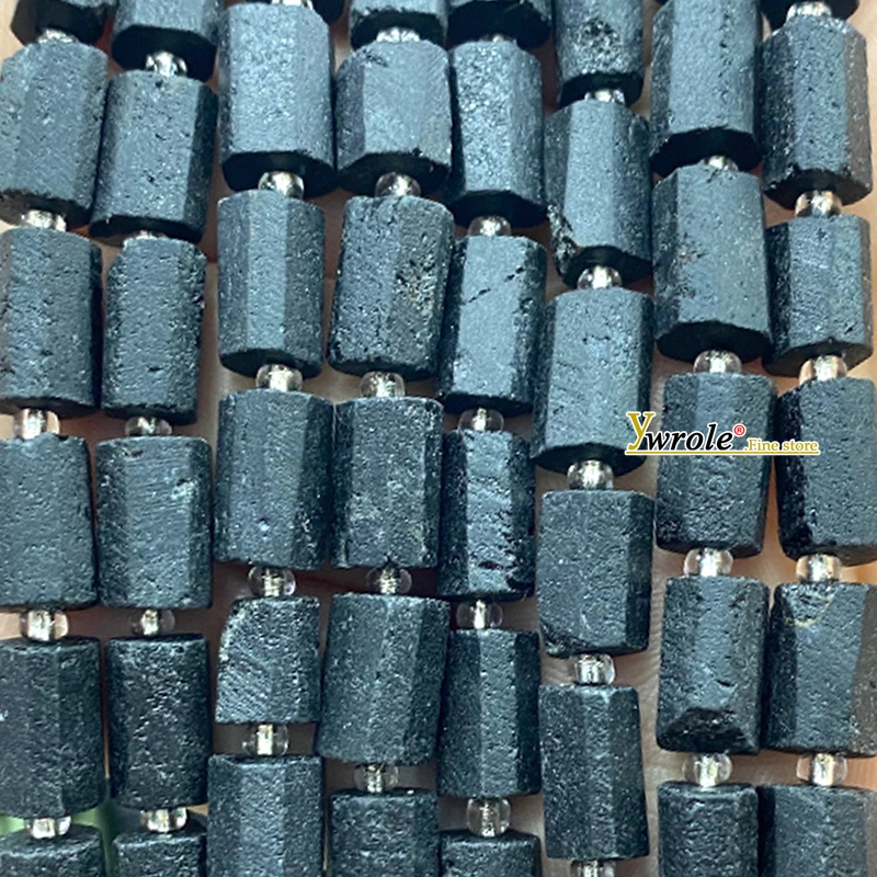 Raw Ore Natural Gem Stone Blue Lace Agate Irregular Cylinder Spacer Beads for Jewelry Making Diy Bracelet Charms Accessories