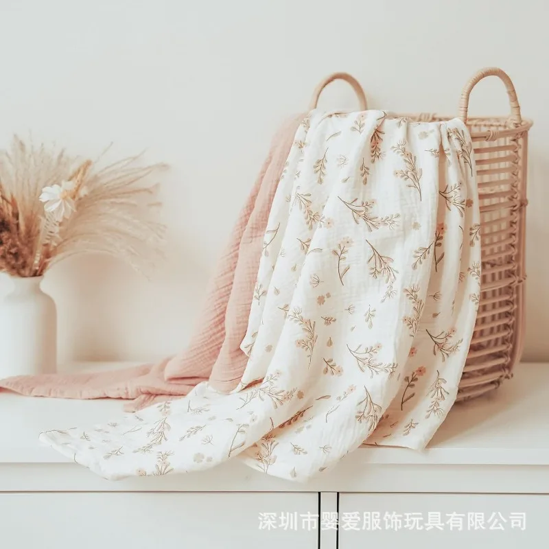 3pcs/set 6-Layer Muslin Swaddle Blanket for Baby Soft Cotton Gauze Receiving Blankets for Newborn Soft Wrap Set Toddler Boy Girl - Image 4