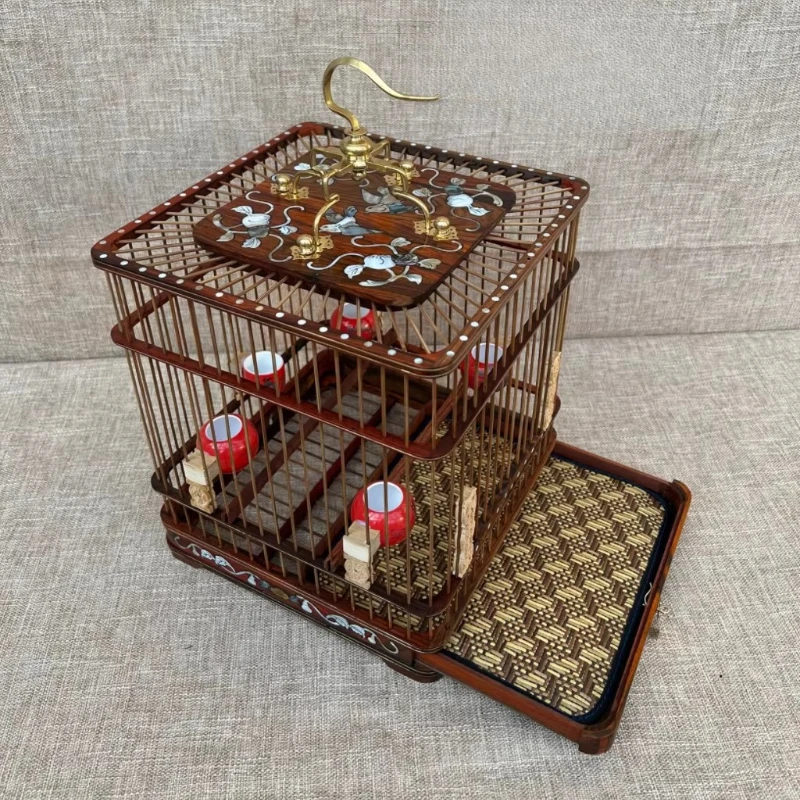 

Wooden Goods Bird Cages Luxury Inseparable Pedestal House Bird Cages Birds Large Canaries Jaulas Para Canarios Pet Supplies