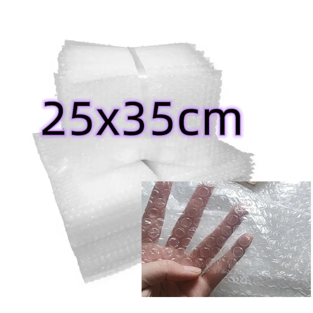 50 Stuks 25X35Cm Grote Bubble Mailers Verzending Mailing Tassen Voor Verpakking Envelop Witte Verpakking Clear Shockproof Benodigdheden Groothandel