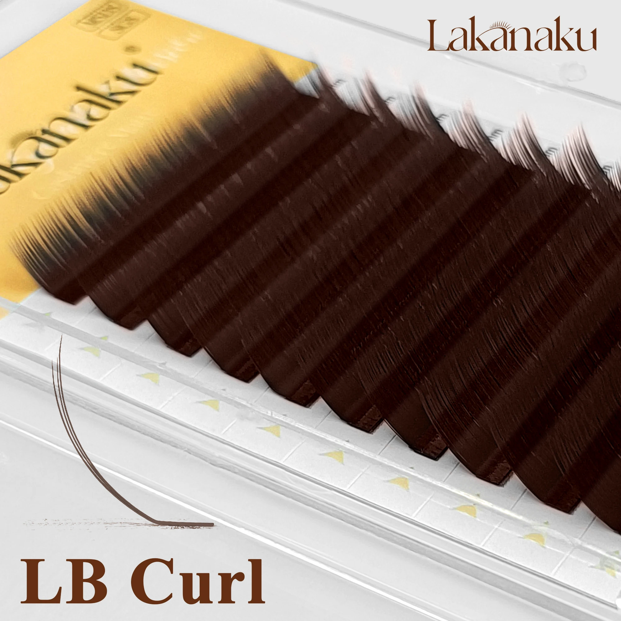 Abonnie UJ UB UC Camellia Lashes Vorgebündelte Wimpern LJ LB LC Automatisch Fächernde Wimpernverlängerungen Comic Lashes Manhua