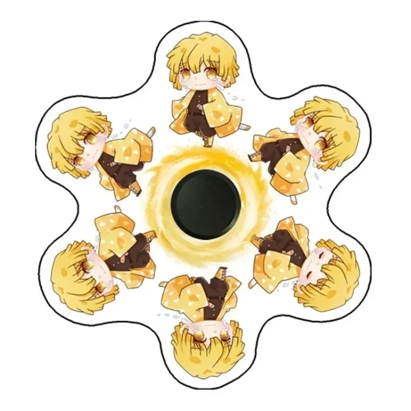 كارتون شيطان القاتل عمل الشكل مكافحة الإجهاد ألعاب متململة Tanjirou Nezuko إصبع ديناميكي تغيير الدوران كيميتسو لا Yaiba هدية #2