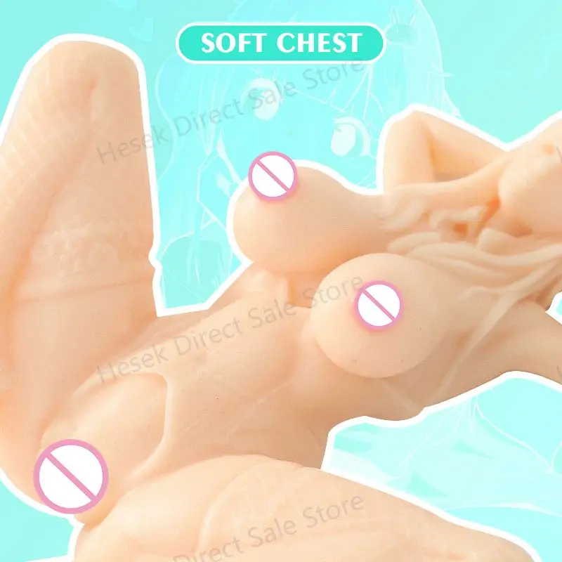 Heseks Masturbation Sex Doll For Men Bunny Anime Bunny Girl Mini Realistic Vagina Adult Sex Dolls Equal Scale Reduction Doll