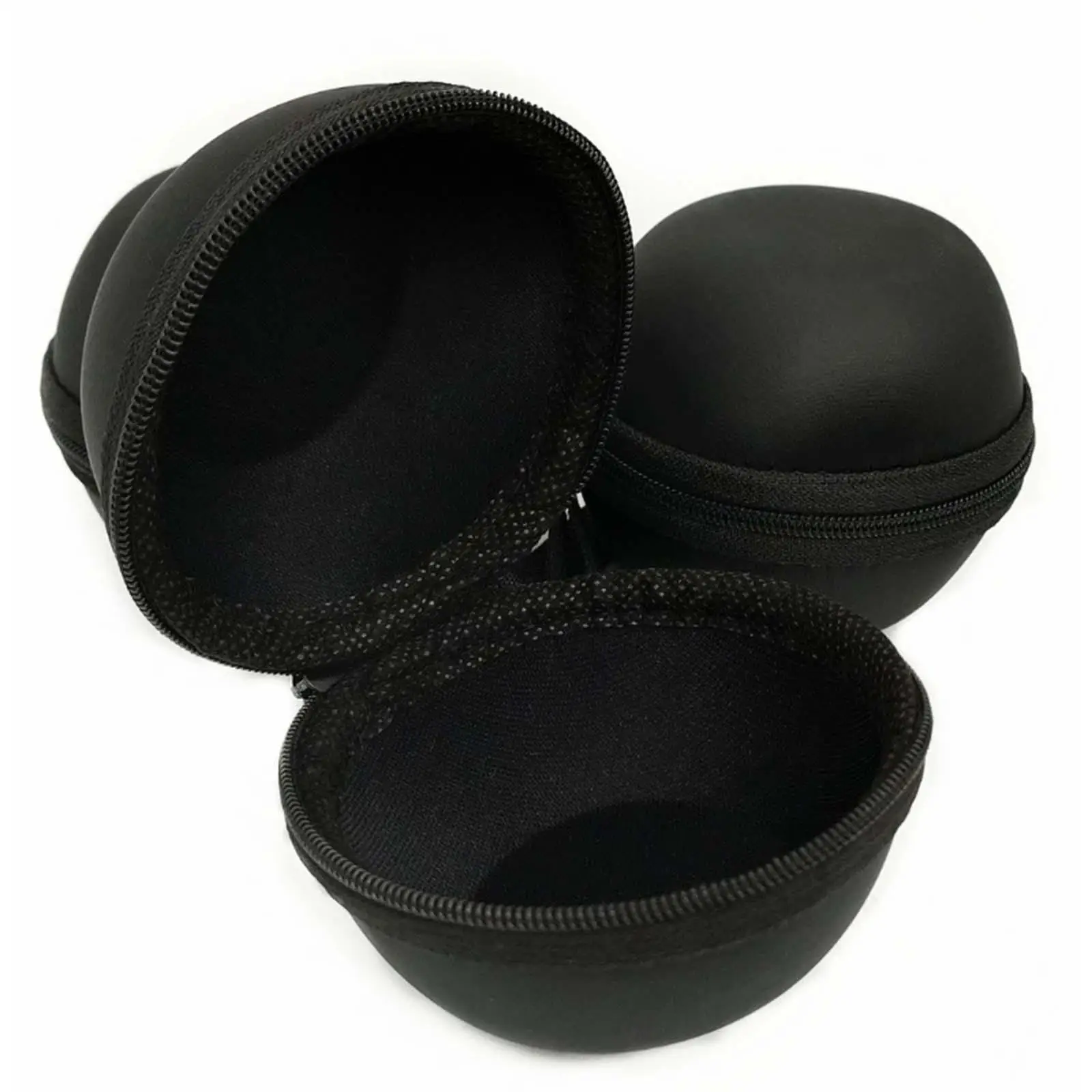 Durable EVA Wrist Ball Storage Pouch Shockproof Round Grip Ball Zipper Bag for Fitness and Exercise