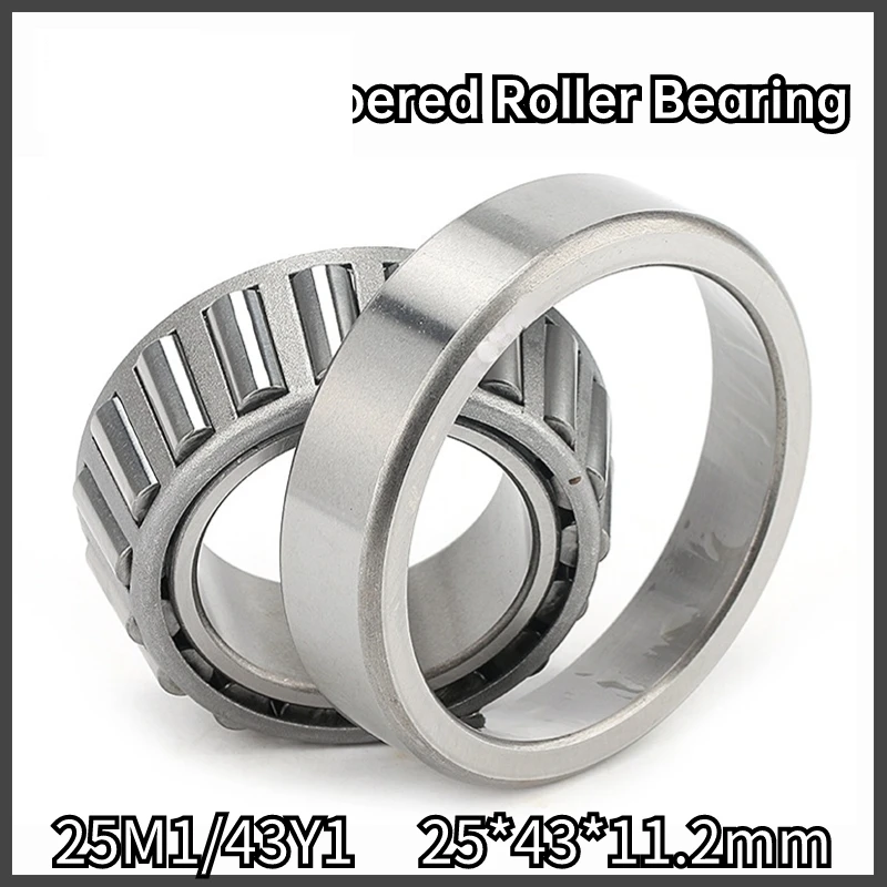 1PCS 25M1/43Y1 Non-standard Tapered Roller Bearing 25*43*11.1mm Motorcycle Steering Bearings ABEC-1