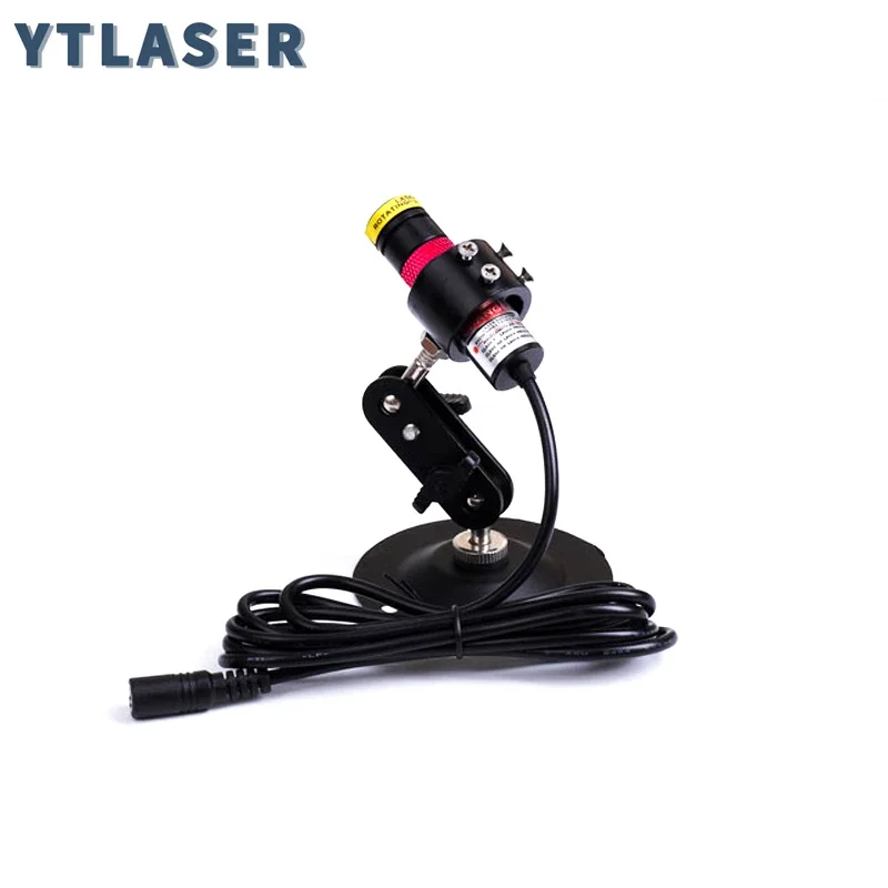 Merah 11 Garis DOE Pencari Lokasi Dapat Fokus D18x65mm 660nm Modul Laser 10Mw 30Mw 50Mw 100Mw untuk Pemotongan Posisi Kayu