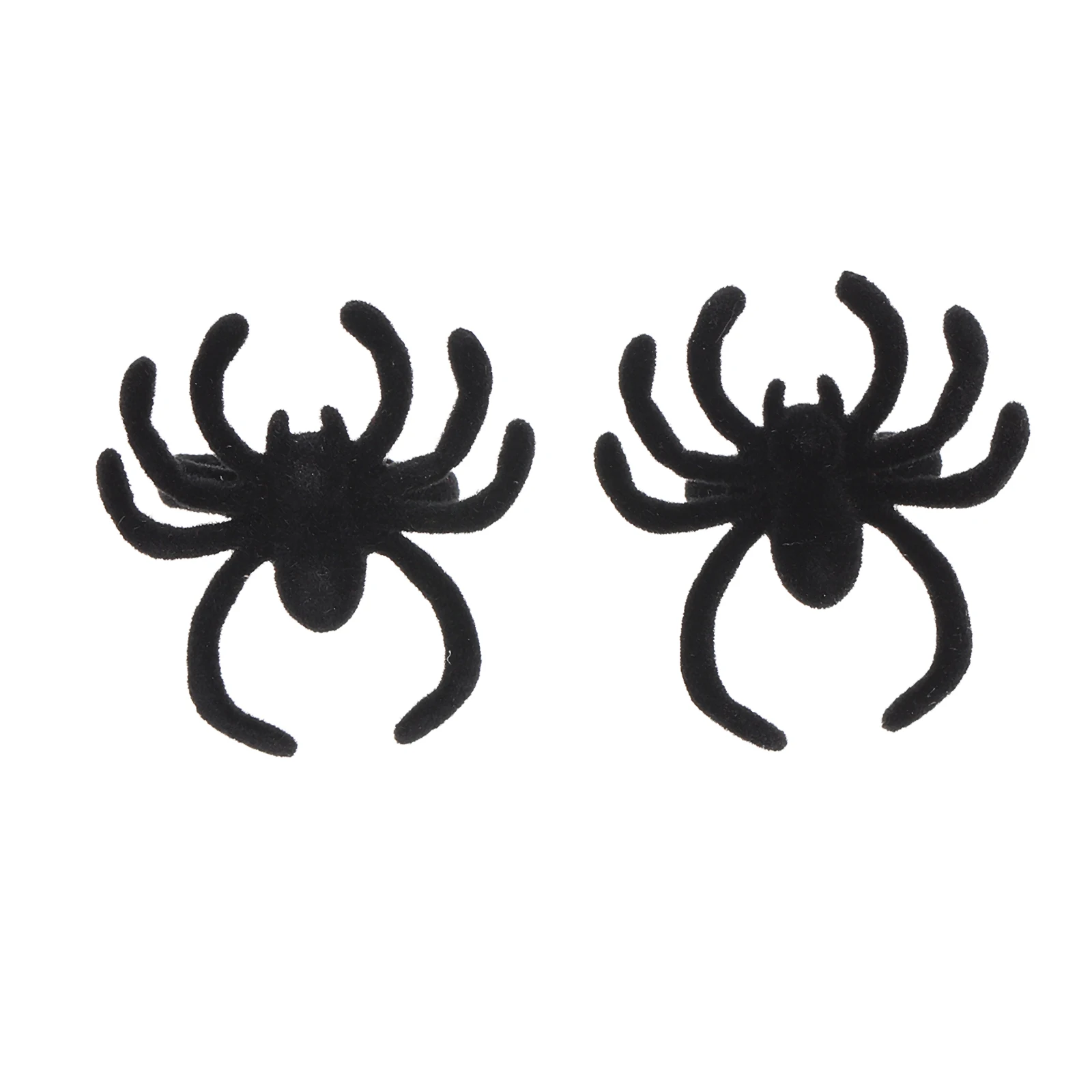 

2 PCS Open Ring Spider Creepy Finger Crawly Rings Spooky Cake Topper Costume European and American