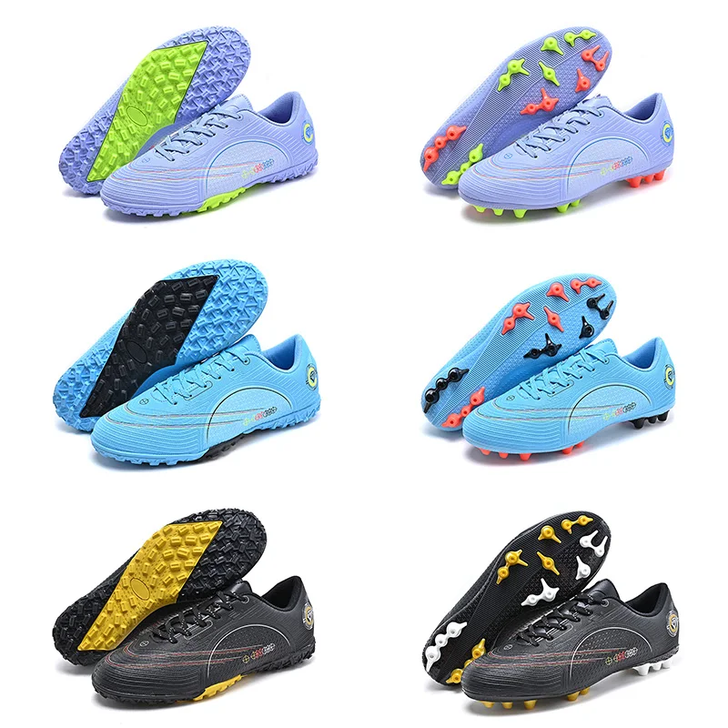 Kids Football Boots Original Mens Soccer Shoes Fg Tf Football Shoes for Children Turf Soccer Cleats Outdoor Non Slip Soccer Boot