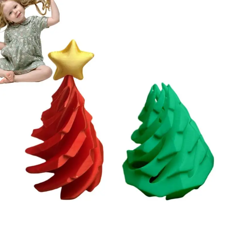 Spiral Christmas Tree Fidget Toy 3D Fidget Toys Christmas Tree Passthrough Sculpture Spiral Cone Fidget Toy Impossible Christmas