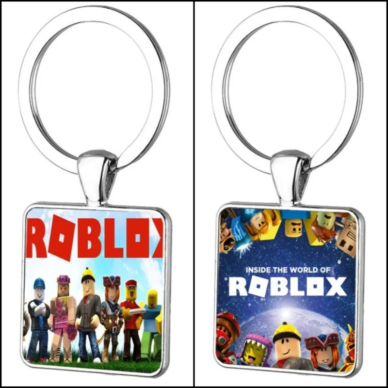 Game Peripheral Roblox Anime Keychain Backpack Car Pendant Accessory Keyring Decorative Birthday Gift Toy Figure