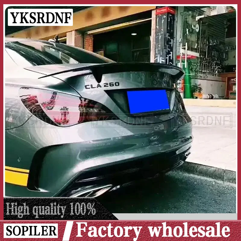 

Спойлер для Mercedes-Benz CLA W117, спойлер для заднего багажника из углеродного волокна CLA180 CLA200 250 CLA260 CLA45 2014 -2018 RT