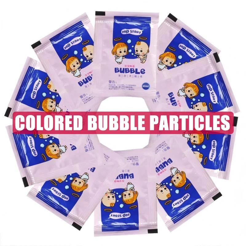 10-40 個のバブルマシンサプリメント液体カラフルなバブル濃縮顆粒 10 個 ≈ 750ml バブルガンサプリメント顆粒
