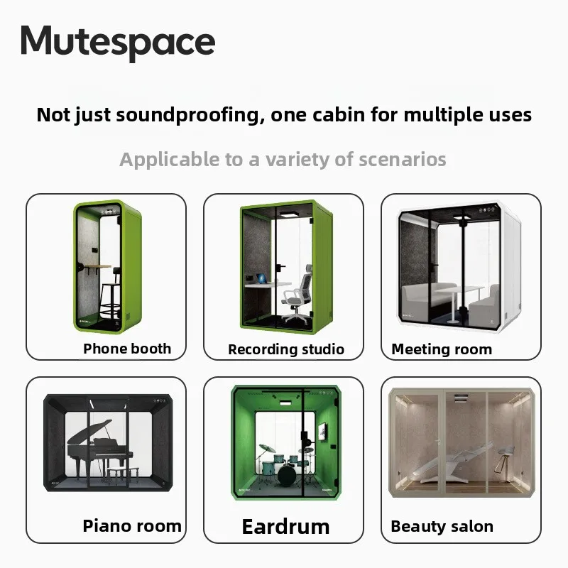 CX soundproof room mobile, intelligent soundproof, live stream mini easy-to-dismantle singing room phone booth
