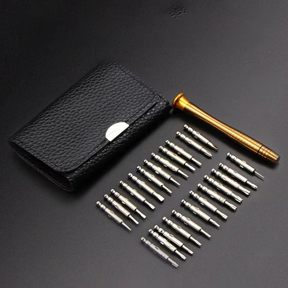 25 in 1 Mini Precision Screwdriver Non-magnet Set Electronic Torx Screwdriver Opening Repair Tools Kit For iPhone Camera Watch