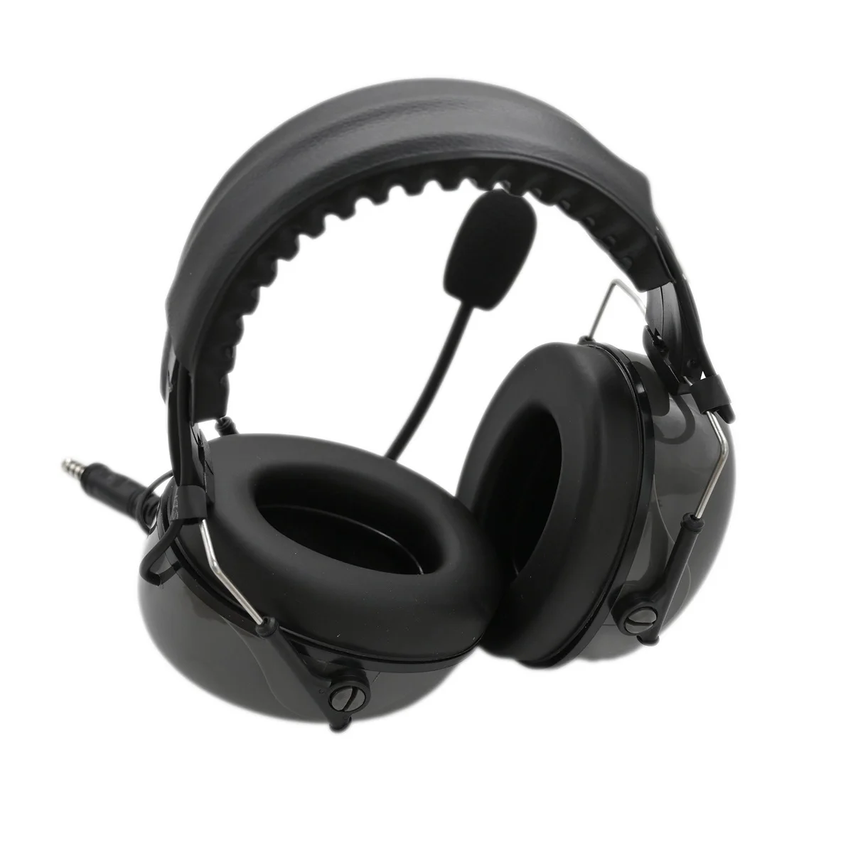 Aviation Headset & Microphone Noise Cancelling Pilot Earphone 7.1mm Plug Acoustic Design Military Racing Construction 