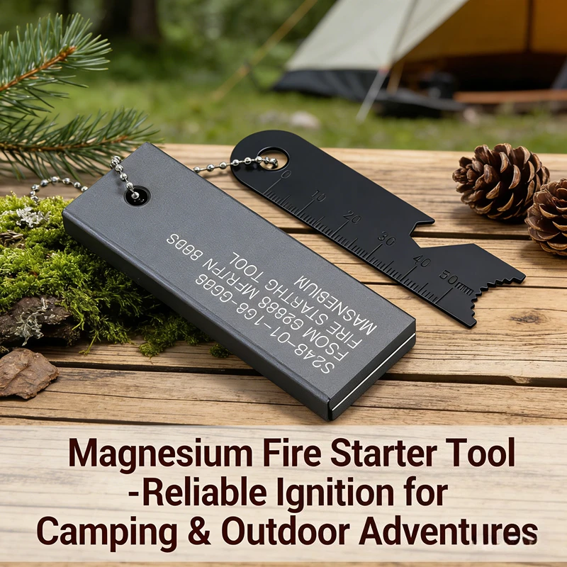 Outdoor Flint, Flint Stick, Magnesium Stick, Outdoor Fire Collection, Camping, Magnesium Block, Wilderness Survival Equipment