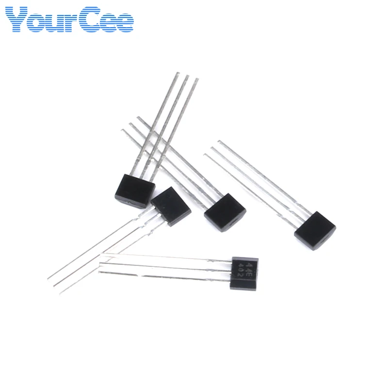 100pcs/5pcs 44E 402 A3144 OH3144 AH3144E A1344EUA-T Hall Effect Sensor High Sensitivity Hall Sensor Motor Large Chip