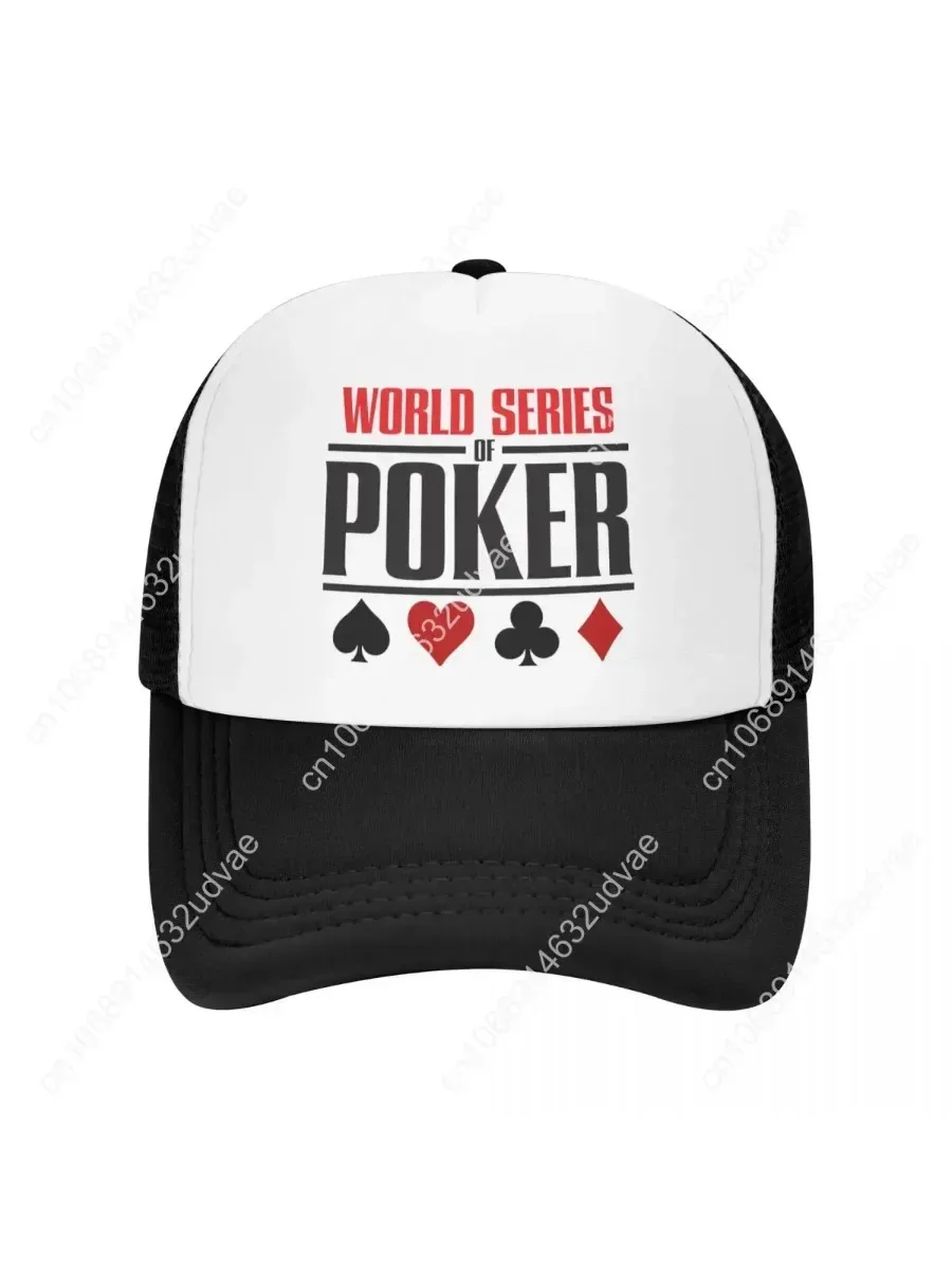 

Classic World Series Of Poker Trucker Hat Women Men Personalized Adjustable Adult Card Game Baseball Cap Hip Hop Snapback Caps
