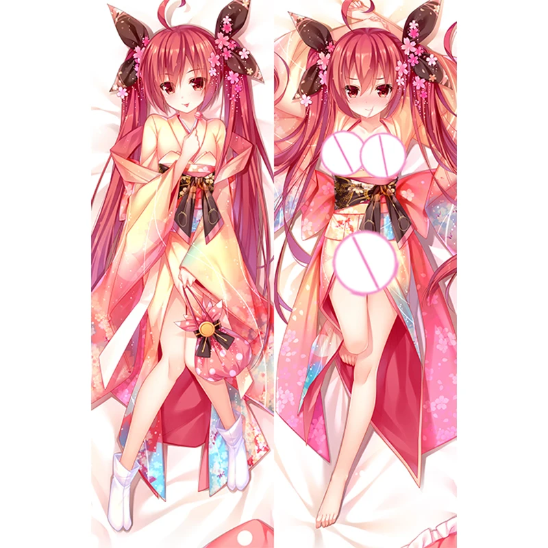 Dakimakura Anime Kotori Itsuka Double-sided Pillow Cover Print Life-size body pillows cover Adult pillowcase 2024