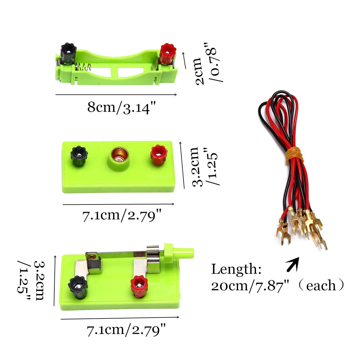 Basic Circuit Electricity Learning Kit DIY Physics Children Educational Manual Toys STEM Experiment Hands-On Ability Tools Gifts