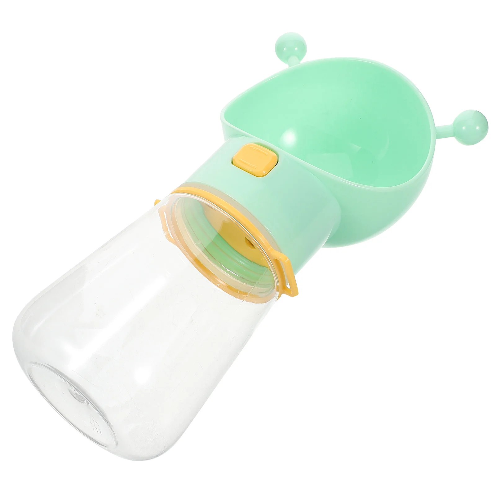 Portable Pet Cup 500ml Light Green Silica Dog Walking Water Bottle Gel Travel Dog Bottle Puppy Dispenser Hiking Outdoor - Image 3