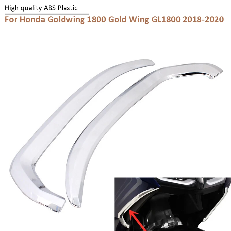 

Pair Motorcycle Front Vertical Vent Trim decoration For Honda Goldwing Gold wing GL1800 GL 1800 2018 2019 2020