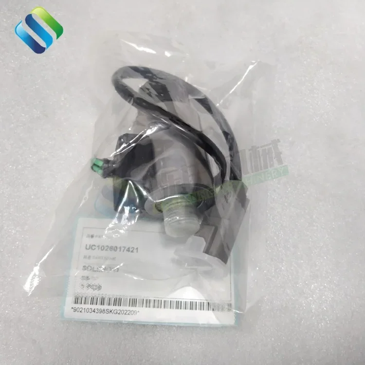 صمام SKGM WA150 WA200 Suku Cadang Mesin Katup الملف اللولبي 24V صمام