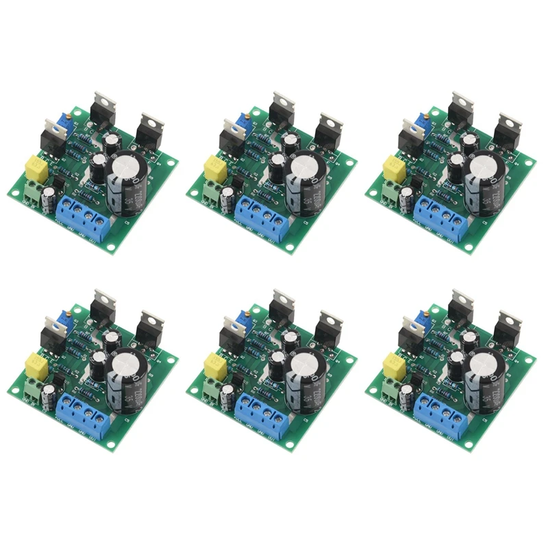 6X DC12V 24V Mini 1969 TIP41C Mono Channel Amplifier Assemble Board Pure Class A