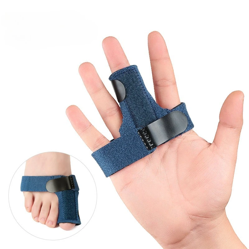

Finger fixing belt Adjustable aluminum plate support Toe fixing protective cover Aluminum alloy single finger supporting belt
