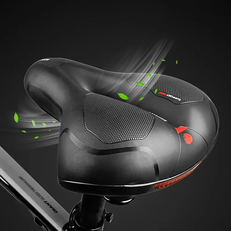 【HOT SALE】Hollow Breathable Bicycle Saddle Men Women MTB Road Bike Saddle Shock Absorbing Comfortable Big Butt Bike Seat Safety image 3